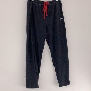 Charcoal gray pull on lounge pants. Unisex, college, casual, comfortable joggers
